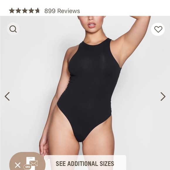 Fits Everybody High Neck Bodysuit // Small // Black-Onyx - Picture 1 of 7